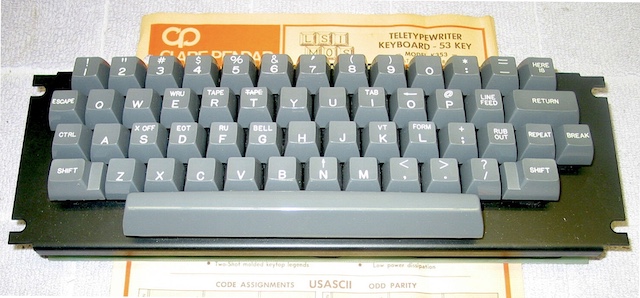 Clare-Pendar ASCII keyboard