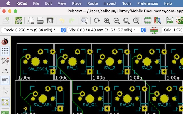 PCB in KiCad