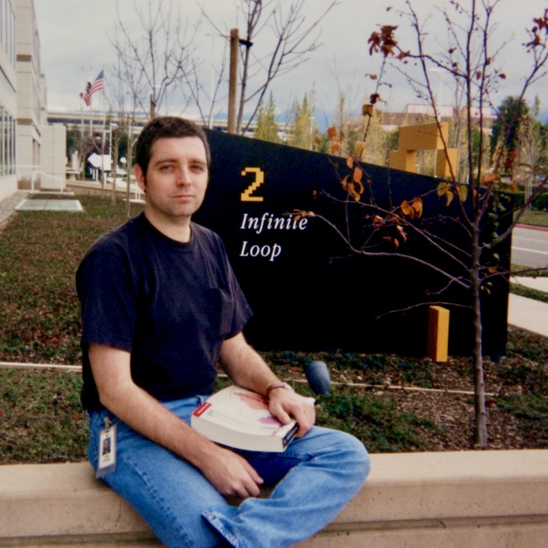 Photo of the author in 1995 at Apple.