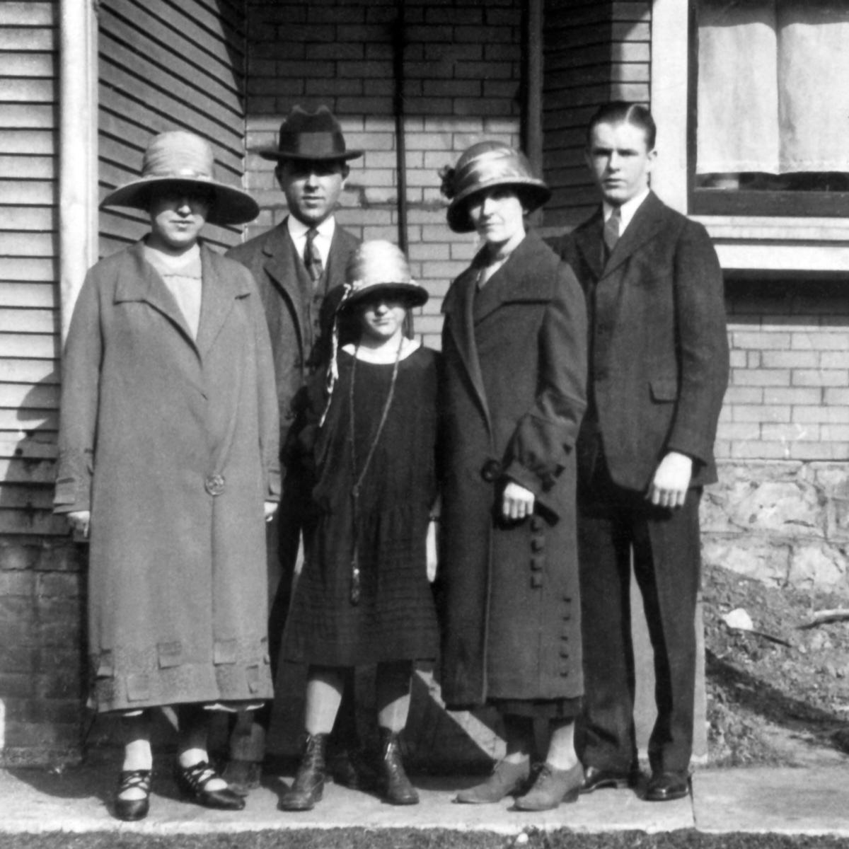 Gertrude and family in 1926.