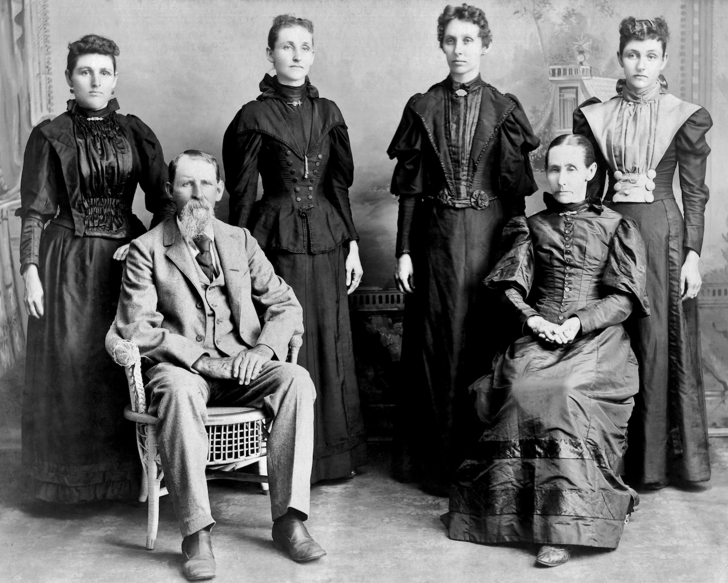 Gertrude and her family.