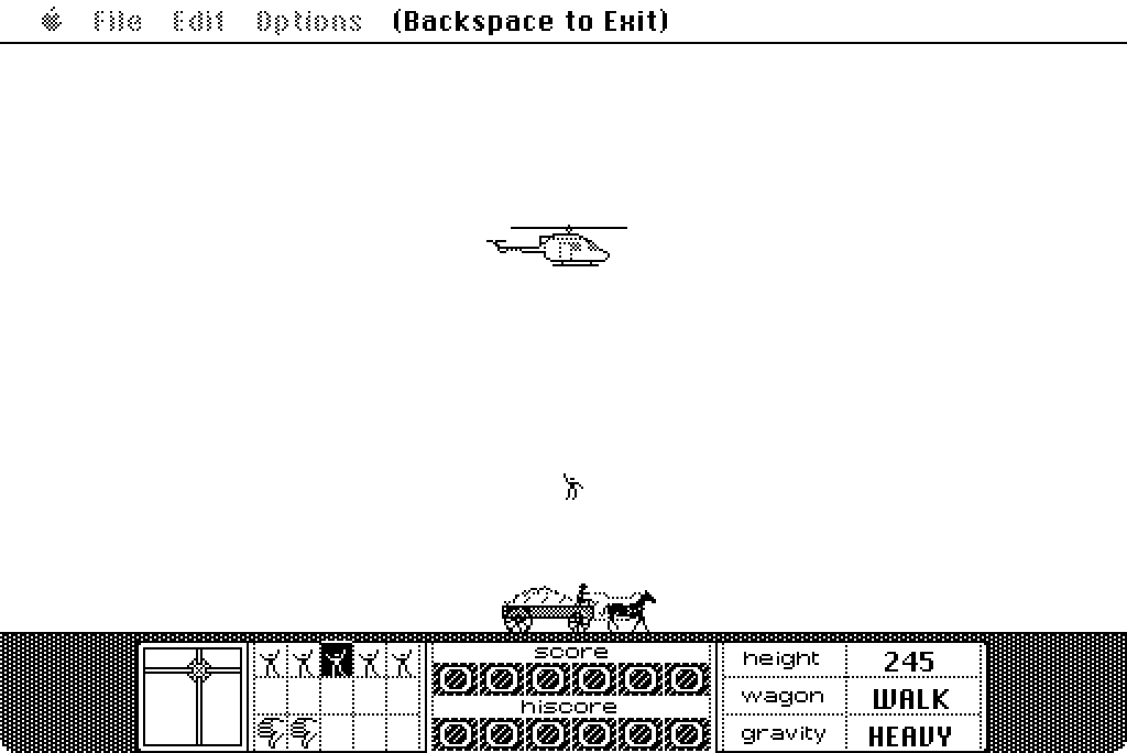 Screenshot of the game, Stunt Copter