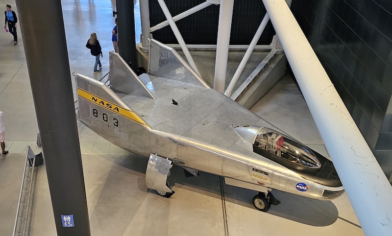 The M2-F3 on display.