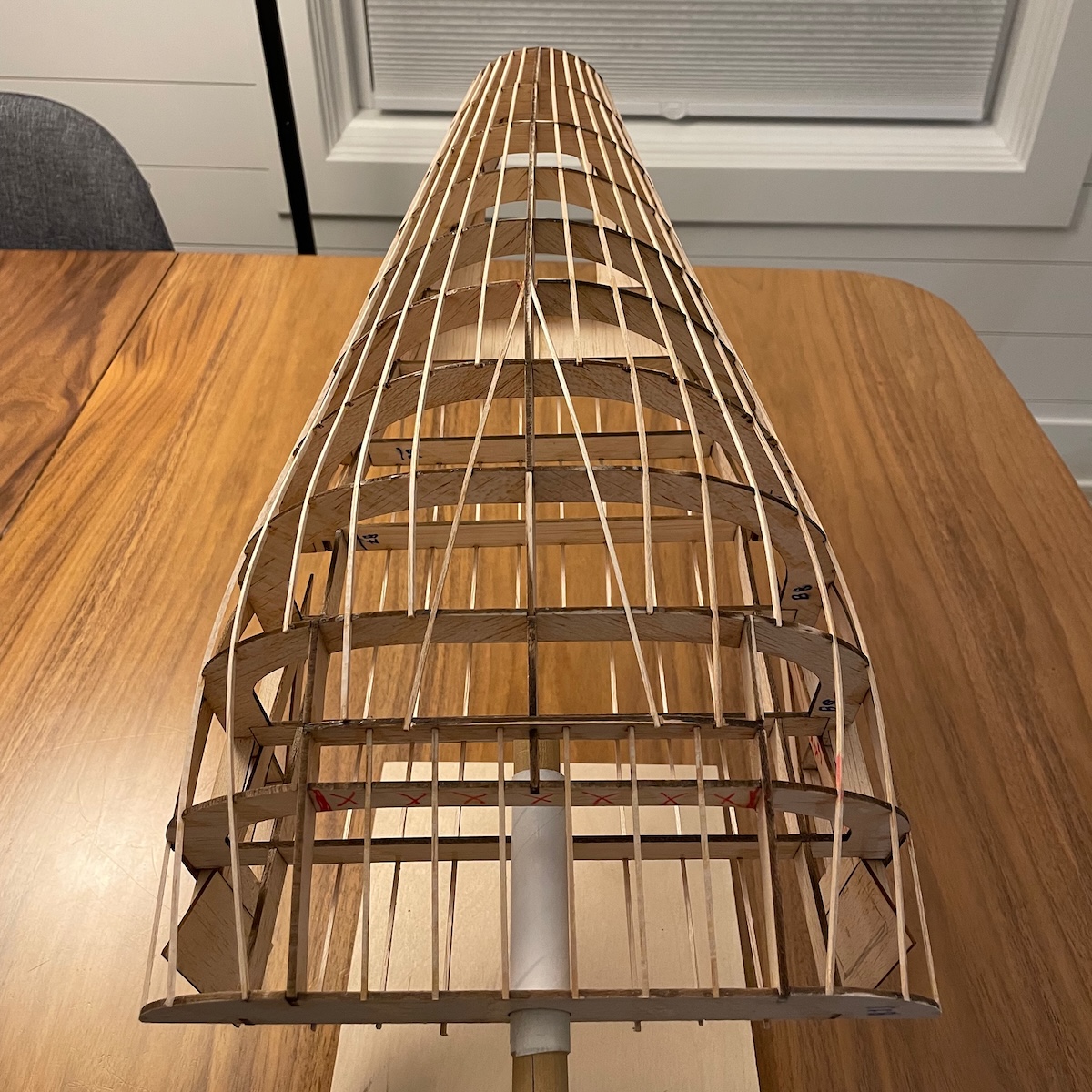 Bottom of the balsa M2-F3.