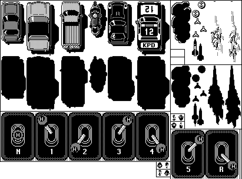 Sprites from an unreleased game.